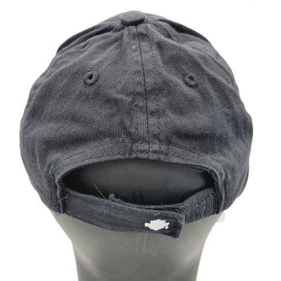 Harley Davidson Toddler Girls Black Strap Back Hat Baseball Rhinestones Sz 2T-4T - Picture 3 of 7